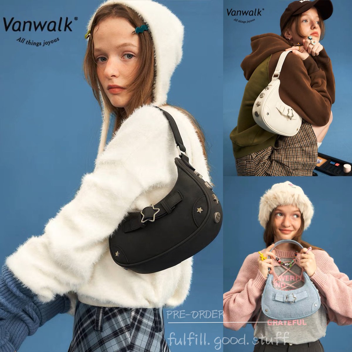 fulfillgoodstuf's tweet photo. VANWALK Studio - Y2K shoulder bag
✨1490฿✨ 3 colors: denim, black, white )
☑️รอสินค้า 7-14 วัน หลังจากส่งออก🇨🇳✈️
☑️จัดส่งฟรี
☑️มีหลักฐานการกดสั่งซื้อทุกครั้ง
#y2kbag #y2kthailand #y2k #y2kfashion #preorder #preorderchina #พรีออเดอร์ #พรีออเดอร์จีน #vanwalk #vanwalkbags https://t.co/Q0A5bwOrRV