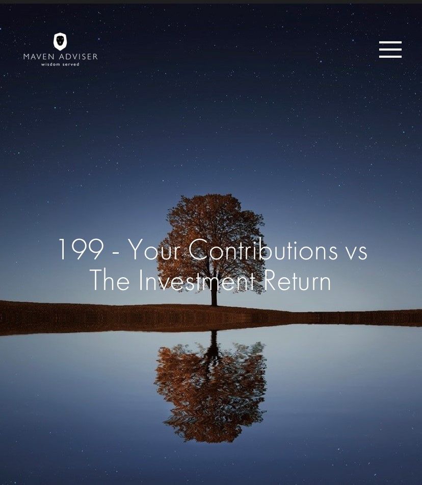 #MavenMoneyPodcast Andy discusses the relationship between your contributions and the investment return. apple.co/3UZMHAh <a href="/jordanbpeterson/">Dr Jordan B Peterson</a> <a href="/timferiss/">Tim Feriss</a> #TrillionDollarMilestone #Patreon  #FinancialPlanning #InvestmentManagement