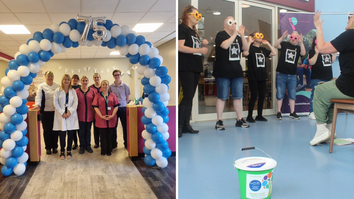 Staff and patients across Warrington and Halton Hospitals celebrated our NHS turning 75 today.

From enjoying sing-a-longs with the choirs, fancy dress on our wards and of course... birthday cake!

Thank you to everyone who has supported the NHS over the last 75 years 💙

#NHS75