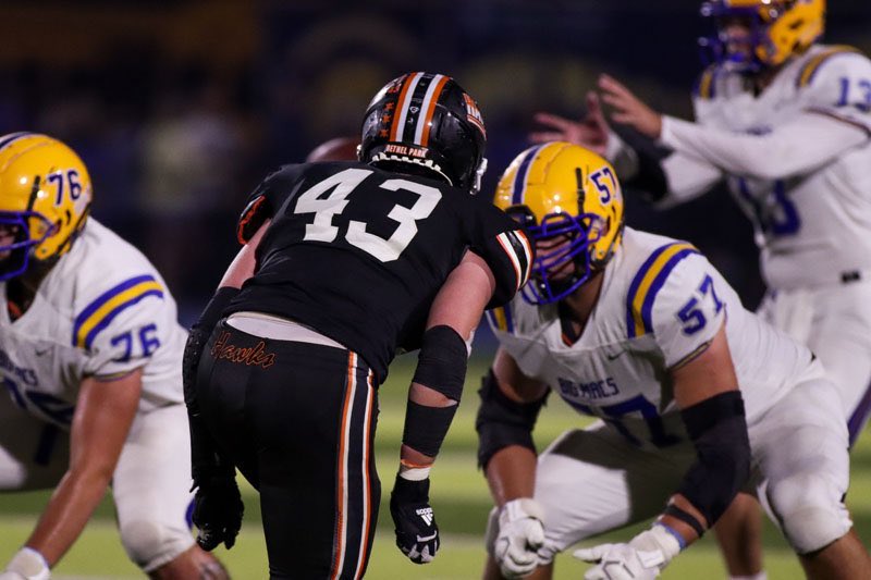 Good chat with 2025 TE/LB <a href="/ClancyOrie/">Clancy Orie</a> from Bethel Park. He said “The team is working hard and has a lot to prove. He said coach <a href="/CoachPeckich/">Coach Peckich</a> is doing a really good job with the team”