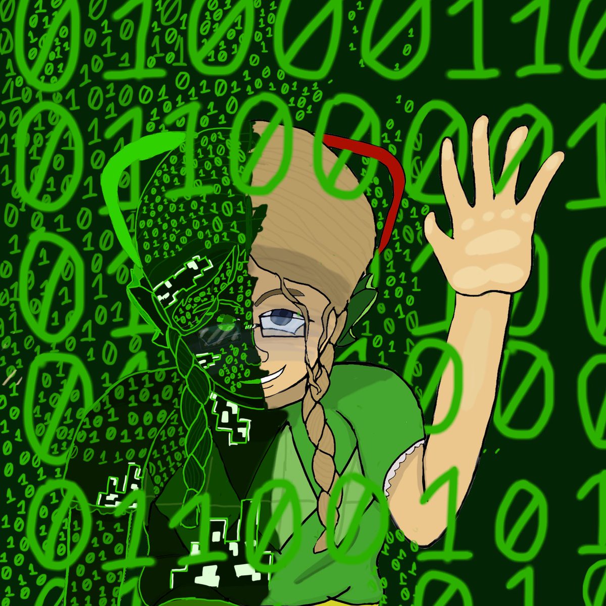 WinterBreezy_'s tweet photo. 01000110 01100001 01110100 01101000 01100101 01110010
Hello.
There’s a lot of variation but here’s my Uc of Juana as the binary entity
Eye strain a bit
She’s wearing tilins bow
#JuanaFlippafanart #binaryentity #qsmpfanarts #qsmpeggs @artists_mcyt https://t.co/tBC1JOGFnr