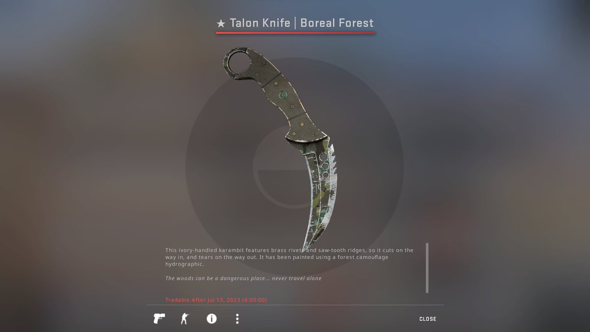 collX90's tweet photo. first knife and its the worst one :( https://t.co/k7FJn3FZdm