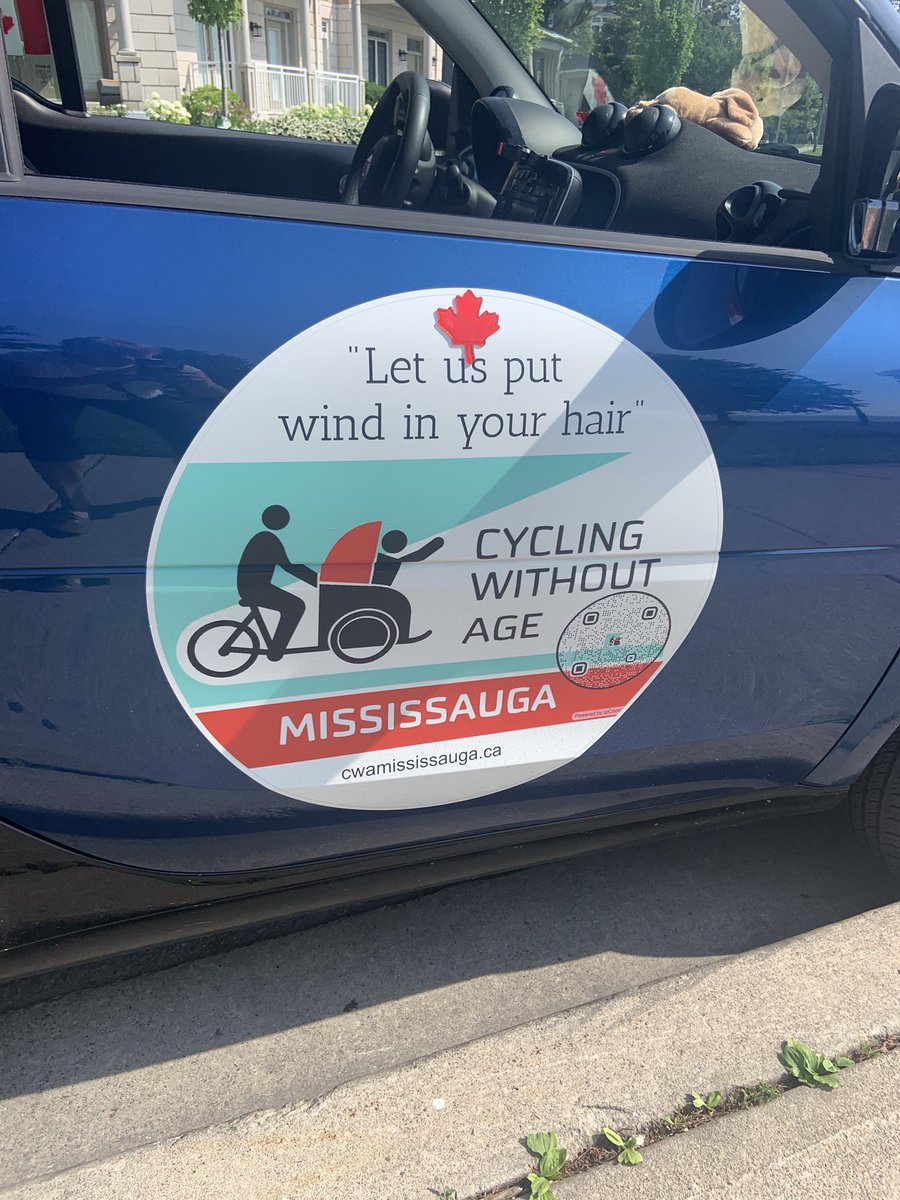 I was happy to attend the official kick off of the Mississauga chapter of <a href="/CycleWithoutAge/">Cycling Without Age</a> this morning.  Congratulations to Kevin.  #cyclingwithoutage