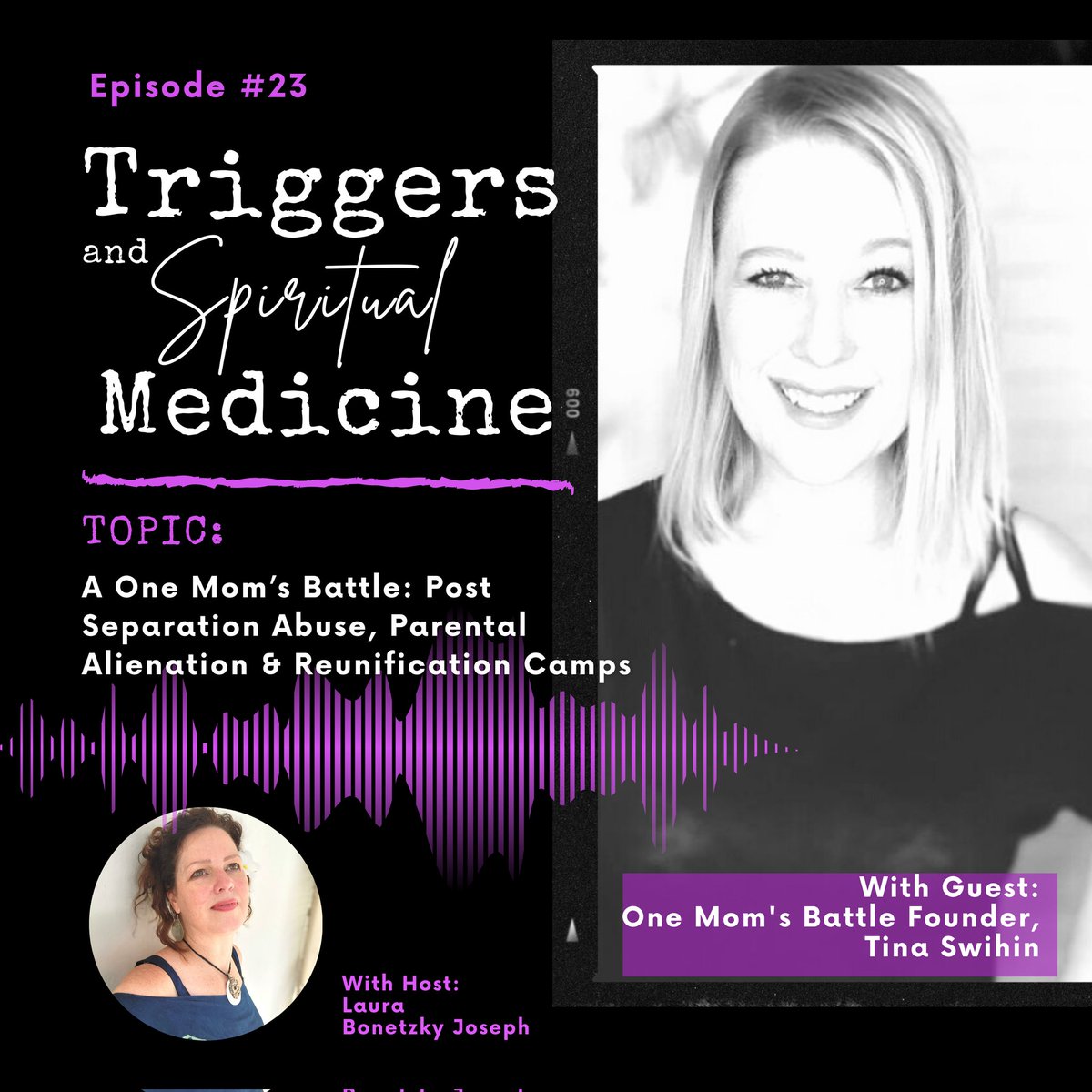 HealingSpirit33's tweet image. 1/2 NOW LIVE: TSM #Podcast Episode 23: A One Mom’s Battle: #PostSeparationAbuse, #ParentalAlienation,  #ReunificationCamps, Women&apos;s Prisons w/ guest @onemomsbattle 
#familycourt 
#FREEher