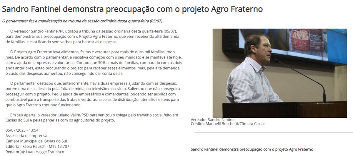 Sandro Luiz Fantinel (@sandrofantinel) on Twitter photo 