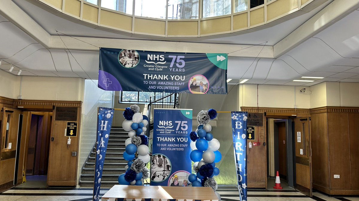 75 years on, it is the people who make us. Thank you to each one of our NHS colleagues for everything you do 💙 ax @smlmyers @NHSGGC #NHS75