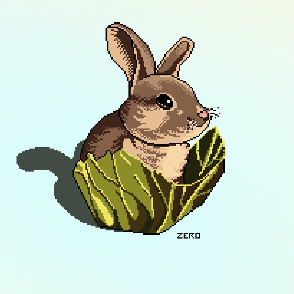ZeroZX935's tweet photo. Dibujando imagenes random que tengo en mi celular parte 1 #cute #pixelart #draw #rabbit #animal https://t.co/LEDMFBhDoy