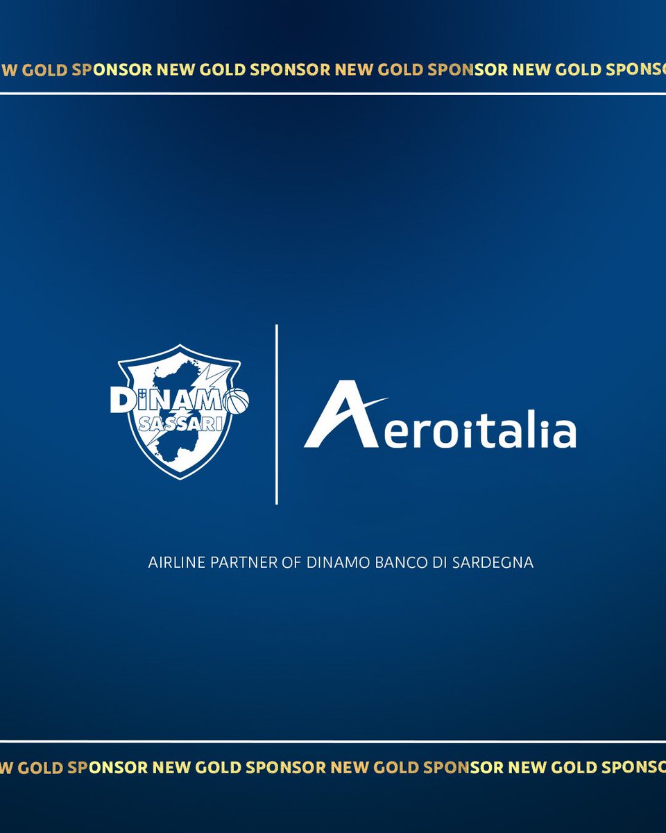 dinamo_sassari's tweet photo. 𝗟𝗔 𝗗𝗜𝗡𝗔𝗠𝗢 𝗩𝗢𝗟𝗔 𝗖𝗢𝗡 𝗔𝗘𝗥𝗢𝗜𝗧𝗔𝗟𝗜𝗔🛫

La Dinamo Sassari Basket e @aeroitaliasrl sono liete di annunciare l’avvio della partnership per la stagione sportiva 2️⃣0️⃣2️⃣3️⃣-2️⃣0️⃣2️⃣4️⃣. 

🔗Leggi il comunicato completo👉🏻 https://t.co/Asi2hHzTbb

#dinamosassari  #partner https://t.co/ZLsOZHDkJJ