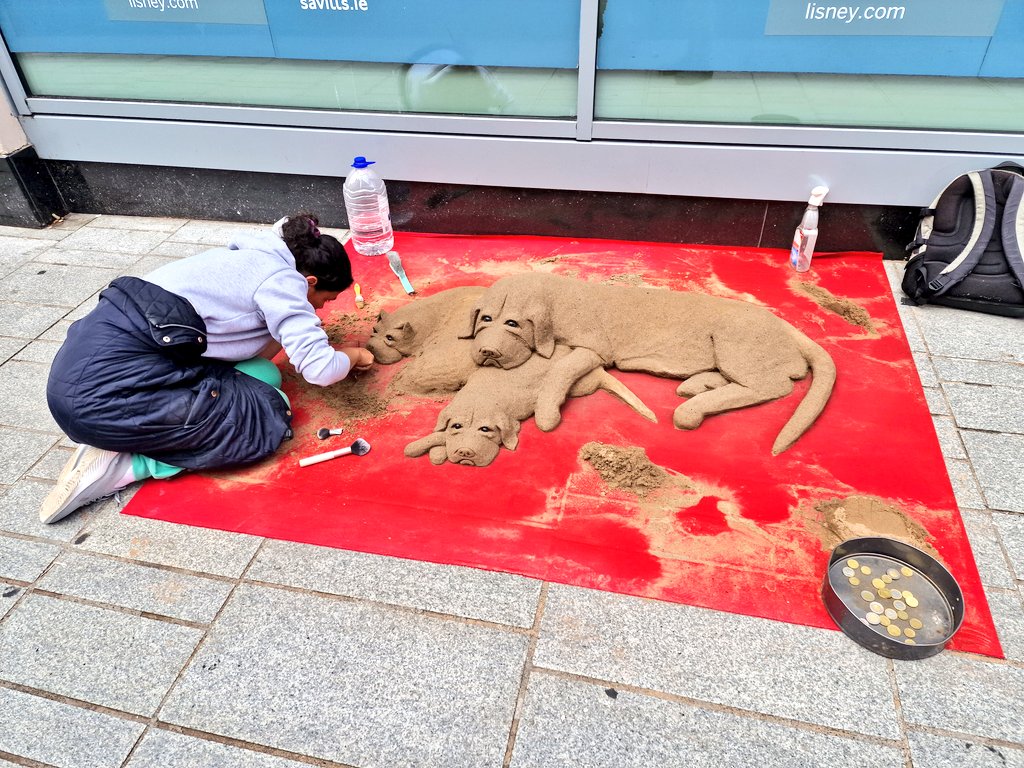 Chef_Tkay's tweet photo. Cute thing i saw today in Cork city.... May God bless her 🙏 https://t.co/uKOVXS5sLS