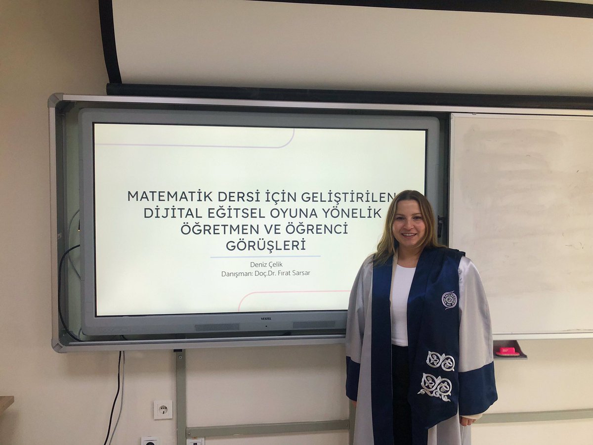 Denizercana's tweet photo. I proudly announce that, I have successfully completed my Master’s thesis defense. I would like to  thank to my advisor Assoc prof @FiratSarsar , Dr. Esra Telli  and Assoc. prof @alevatescobanog for their support. https://t.co/harc1gOa5m