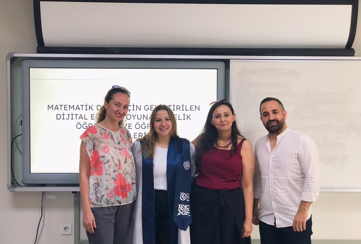 Denizercana's tweet photo. I proudly announce that, I have successfully completed my Master’s thesis defense. I would like to  thank to my advisor Assoc prof @FiratSarsar , Dr. Esra Telli  and Assoc. prof @alevatescobanog for their support. https://t.co/harc1gOa5m