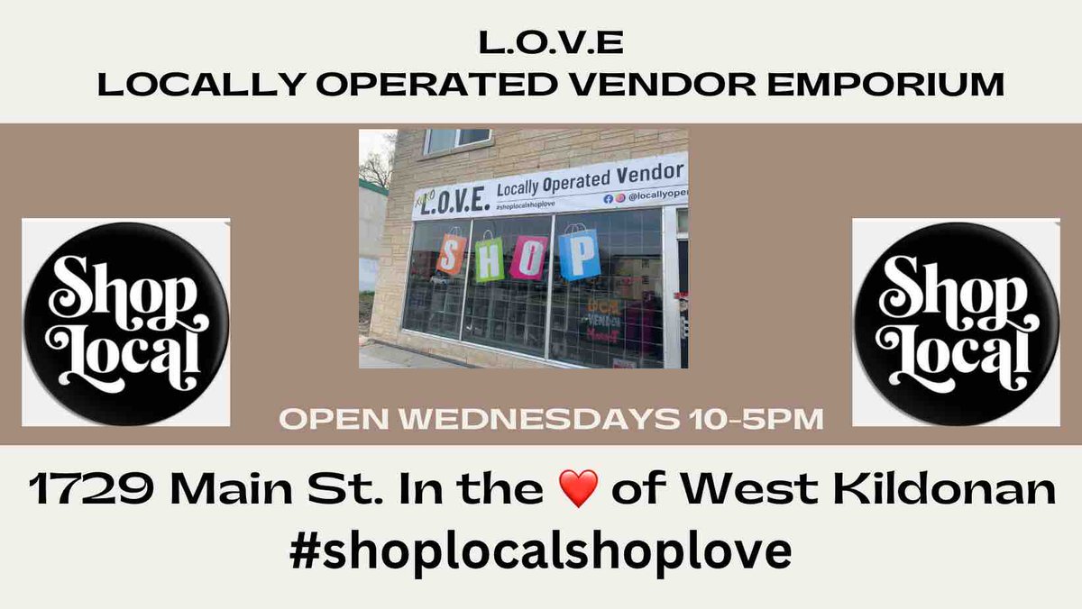 #locallyoperatedvendoremporium #shoplocalshoplove
