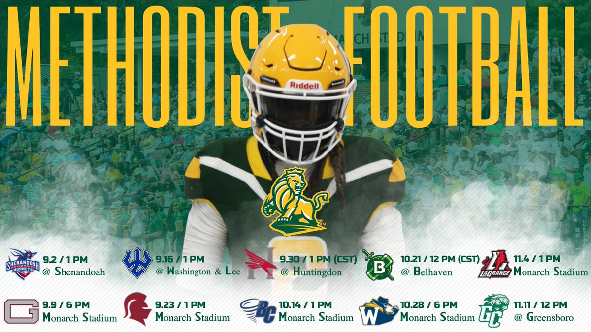 mumonarchs's tweet photo. Only a couple of months away before Methodist football takes the field again! #MUMonarchs #MonarchNation #footballseason https://t.co/U1qdoOgOt3