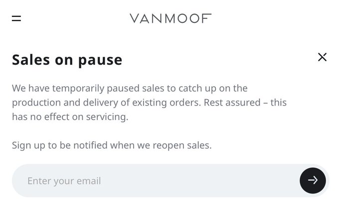 Sales on pause
We have temporarily paused sales to catch up on the production and delivery of existing orders. Rest assured – this has no effect on servicing. 