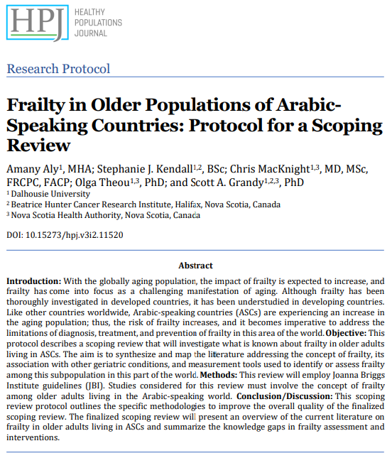 Healthy Populations Journal tweet media