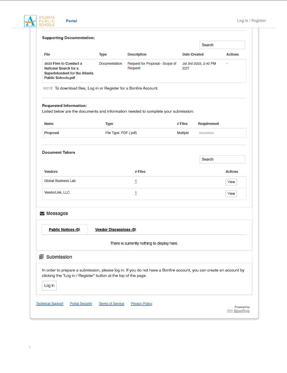 Transparency Now (@apstransparency) on Twitter photo 2024-0016 - Firm to Conduct a National Search for a Superintendent for the <a href="/apsupdate/">ATL Public Schools</a> in <a href="/CityofAtlanta/">City of Atlanta, GA</a>
More Information: aps.bonfirehub.com/opportunities/…
<a href="/BOEAPS/">Atlanta Board of Education</a>
<a href="/atlcouncil/">Atlanta City Council</a>
<a href="/andreforatlanta/">Andre Dickens</a>
<a href="/GreatCitySchls/">CGCS</a>
<a href="/chiefsforchange/">Chiefs for Change</a>
<a href="/ajc/">Atlanta Journal-Constitution</a>
<a href="/wsbtv/">WSB-TV</a>
<a href="/FOX5Atlanta/">FOX 5 Atlanta</a>
<a href="/11AliveNews/">11Alive News</a>
<a href="/thesoutherner/">the Southerner</a> 2024-0016 - Firm to Conduct a National Search for a Superintendent for the <a href="/apsupdate/">ATL Public Schools</a> in <a href="/CityofAtlanta/">City of Atlanta, GA</a>
More Information: aps.bonfirehub.com/opportunities/…
<a href="/BOEAPS/">Atlanta Board of Education</a>
<a href="/atlcouncil/">Atlanta City Council</a>
<a href="/andreforatlanta/">Andre Dickens</a>
<a href="/GreatCitySchls/">CGCS</a>
<a href="/chiefsforchange/">Chiefs for Change</a>
<a href="/ajc/">Atlanta Journal-Constitution</a>
<a href="/wsbtv/">WSB-TV</a>
<a href="/FOX5Atlanta/">FOX 5 Atlanta</a>
<a href="/11AliveNews/">11Alive News</a>
<a href="/thesoutherner/">the Southerner</a>