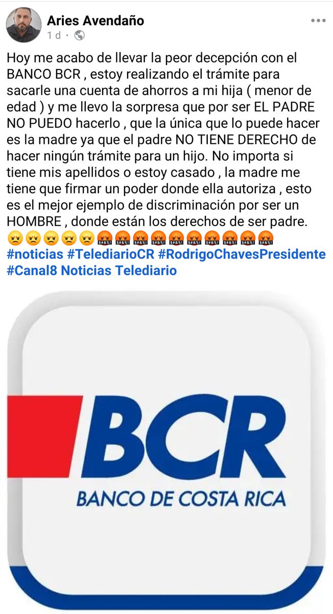 Qué pasó aquí @BancoBCR ?? 😱😱😡😡
