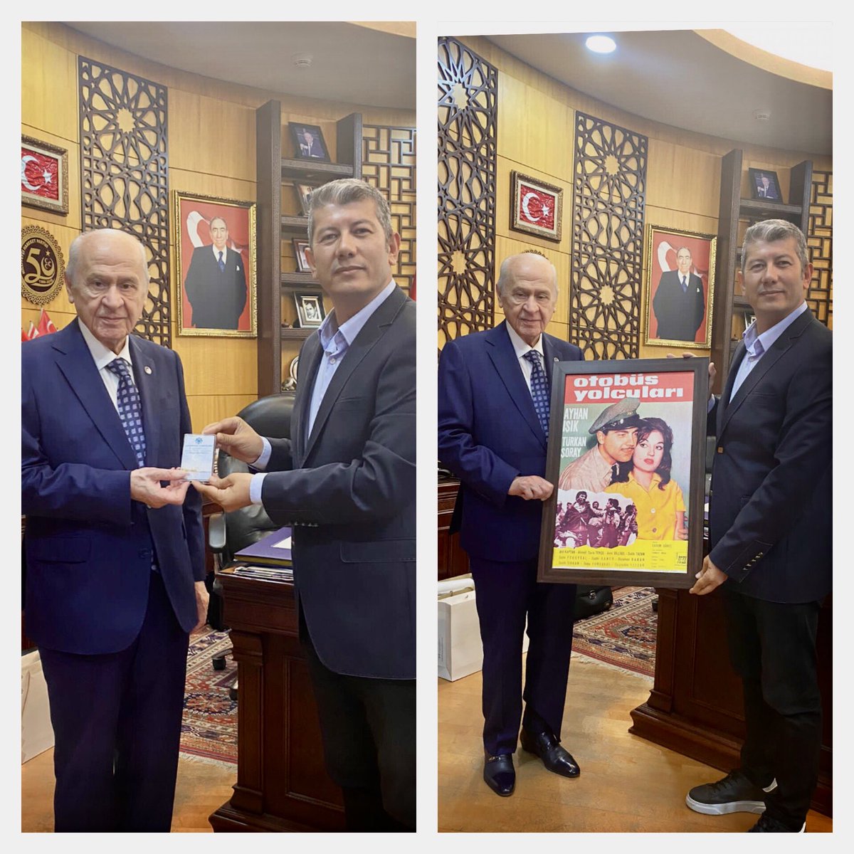 Bugün , MHP Genel Başkanımız Kıymetli LİDERİMİZ Sayın Devlet Bahçeli Beyin Benden ÖZEL İSTEDİĞİ 26 adet ÇUKUROVA yöresi TÜRKÜ’lerinden Oluşan Flash Bellek ve Klasik arabasında Dinleyeceği KASET ÇALARI , Beni Makamına Davet ederek Kendisine TAKDİM etmek sanırım benim için - - +++