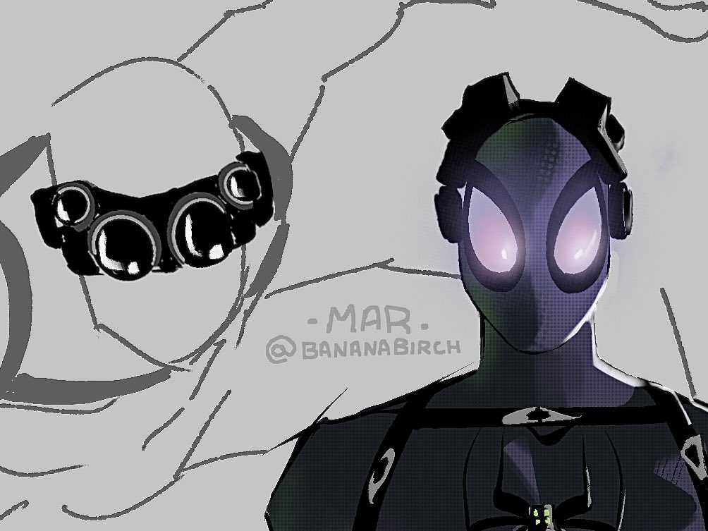 bnanabirch's tweet photo. I’m very late to this trend but here he is🕷️#spidersona #AcrossTheSpiderverse #SpiderManAcrossTheSpiderVerse https://t.co/q4W6jjW6Hl