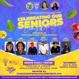 ChefIrie's tweet photo. For the seniors. #chefirie #cityofmiamigardens https://t.co/jZK0YufMWu