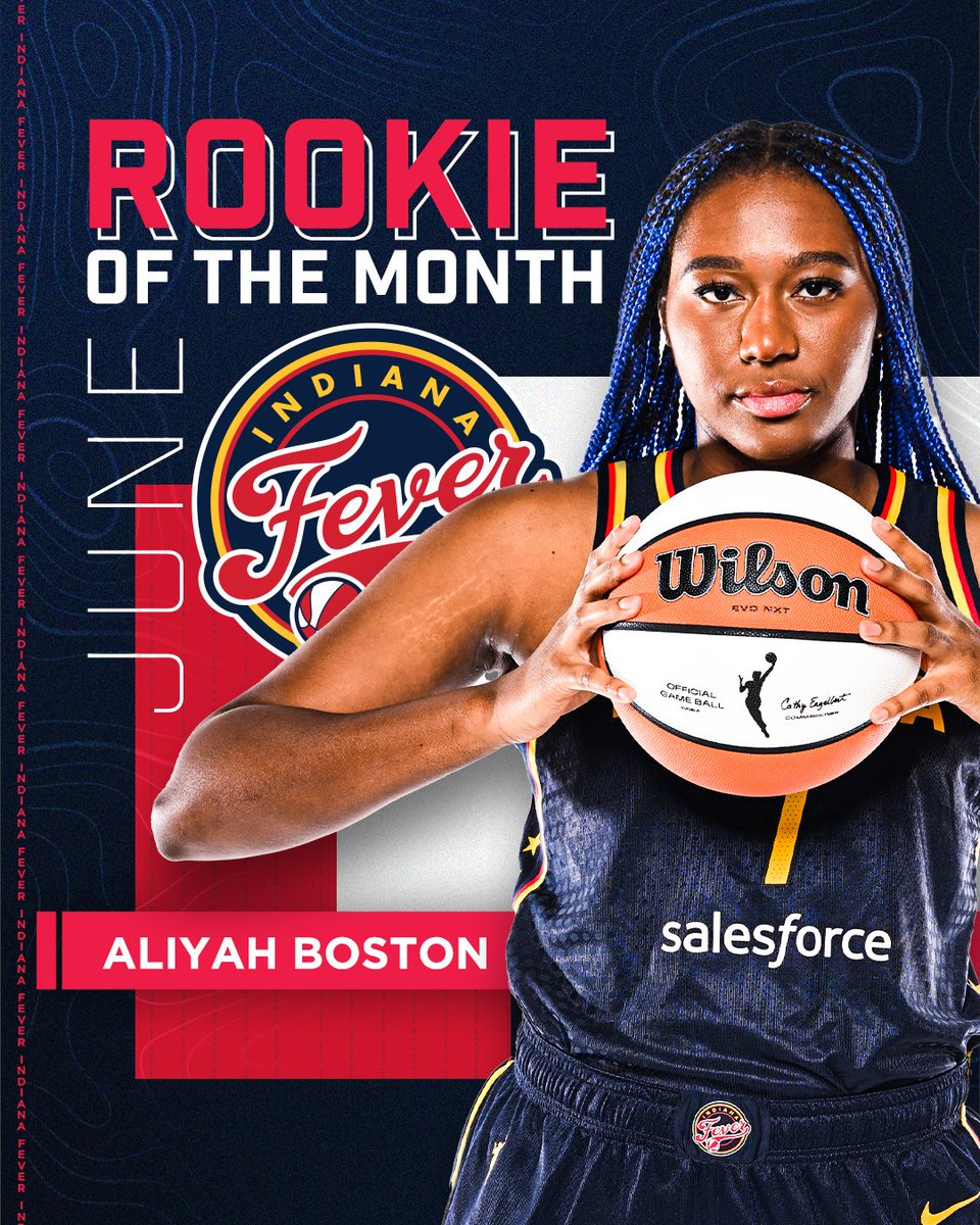 back-to-back. 👏 Aliyah Boston is the WNBA Rookie of the Month! 📝 on.nba.com/44w0vGN