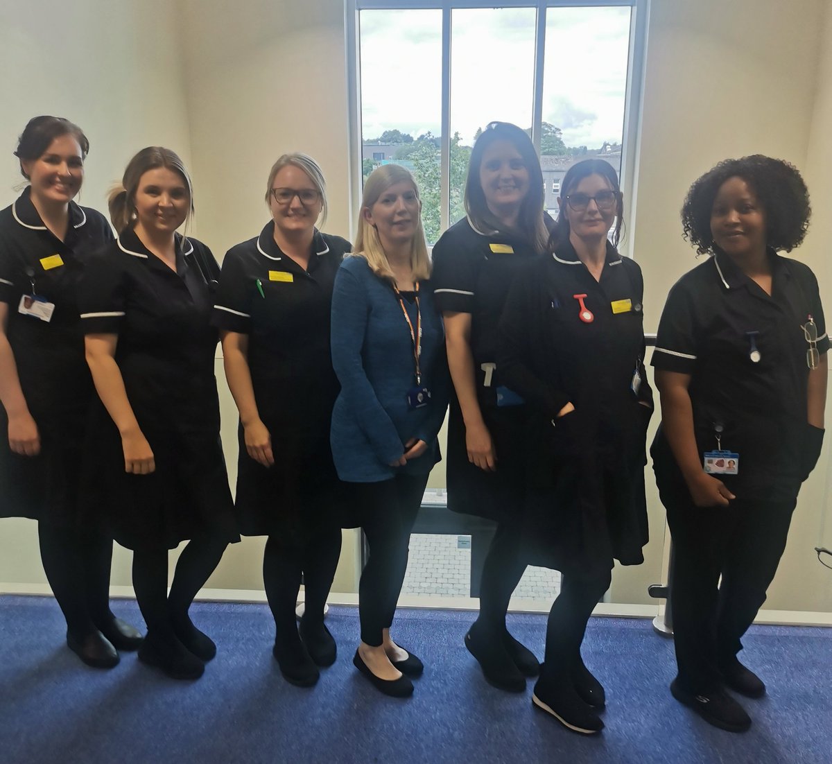 HannahClare222's tweet photo. Not often all on duty together 💙 @EastCheshireNHS @HighamRachie #respisbest 🩺 #NHS75 #NHSBirthday 🎊 https://t.co/oEDOXnXlly
