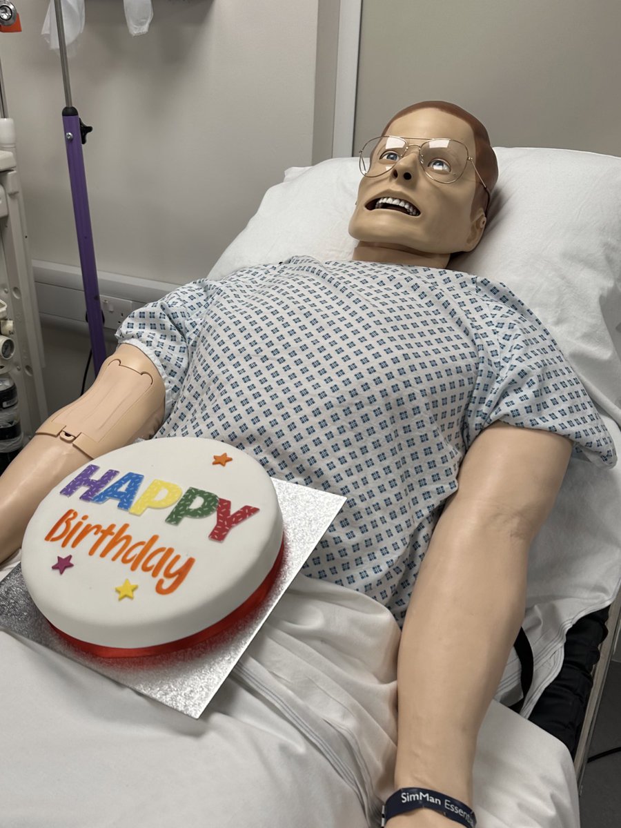 SimSwft's tweet image. Happy #NHS75 from SimMan &amp;amp; our Warwick Uni students today