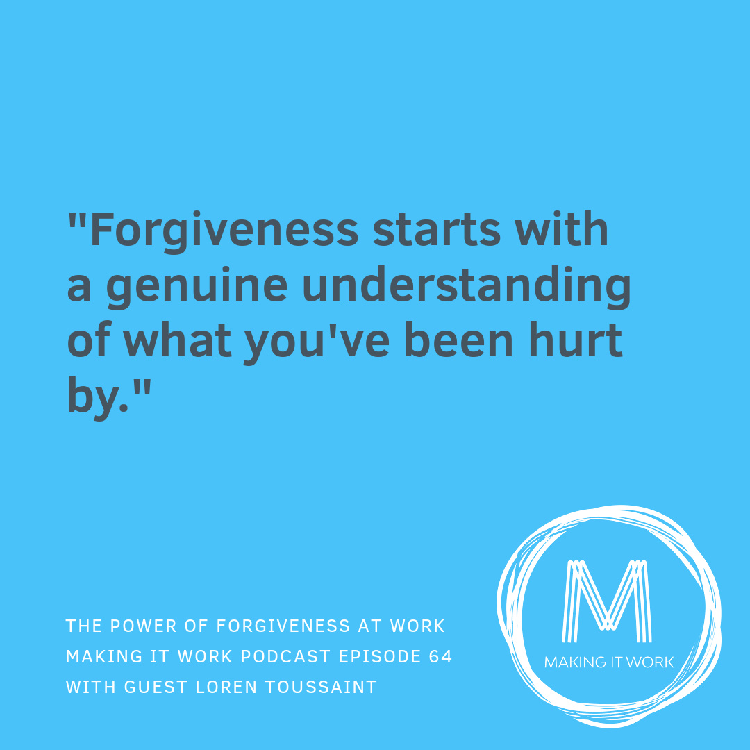 TheoWorkProject's tweet image. Making It Work podcast guest Dr. Loren Toussaint has spent over 20 years studying forgiveness. Learn what forgiveness is and isn’t, how to take steps toward forgiveness, and the benefits of forgiveness for your work. Listen at buff.ly/3O0sKaZ 

#christianpodcast
