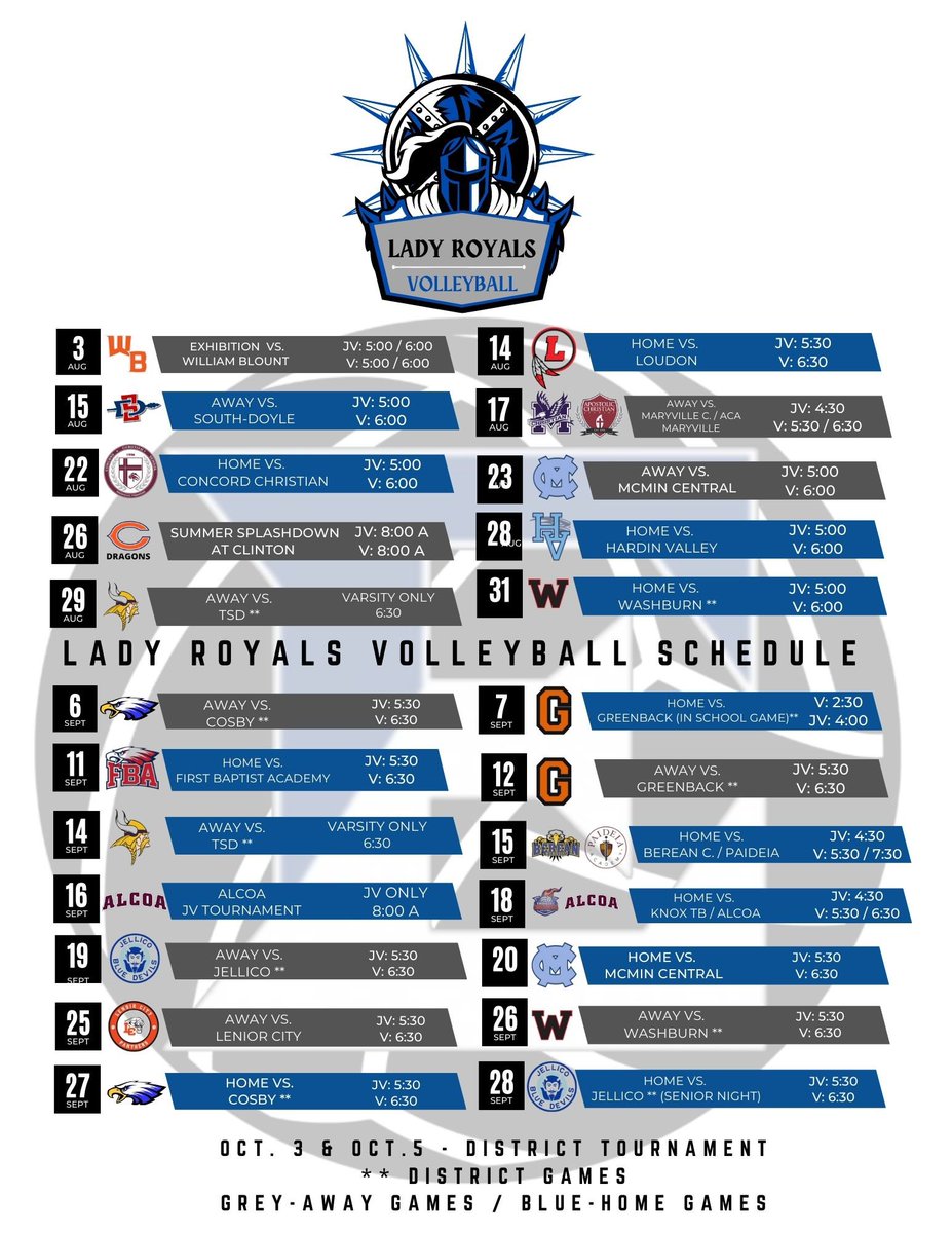 ECCARoyalsVB's tweet photo. LETS GO!! #Tminus38Days until the first official game of the season! @eccaathletics @BC_Schools  @5StarPreps @TDT_Sports https://t.co/TBP3MtkxwL
