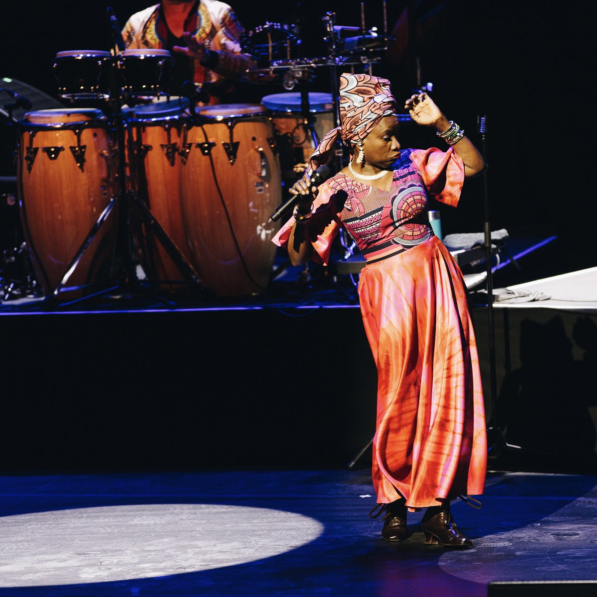 factoryintl's tweet photo. Everyone was in a celebratory mood as we opened the Hall at Aviva Studios last night.

The legendary @angeliquekidjo brought joy and energy in abundance and Manchester responded in kind. https://t.co/SE8kFD5tMw