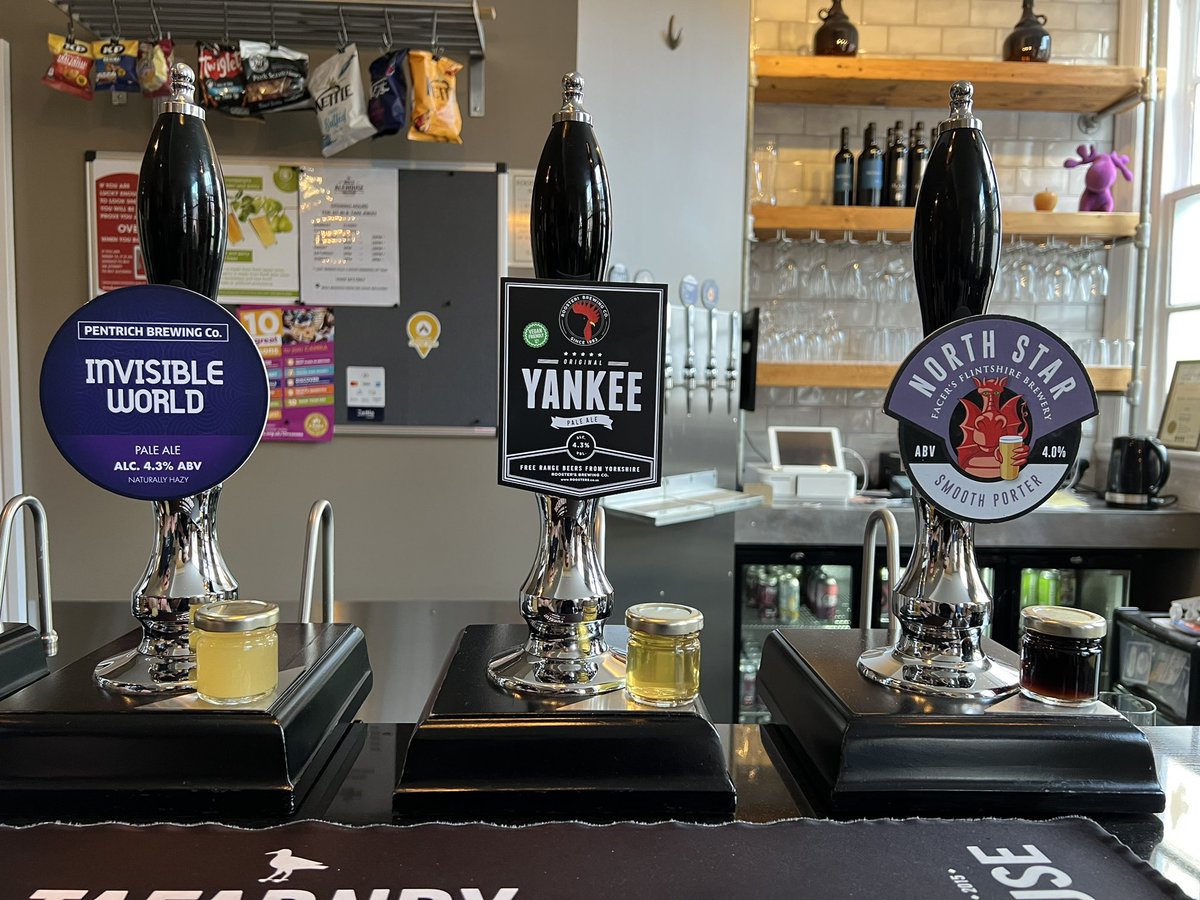 Mold Alehouse (@moldalehouse) on Twitter photo Wednesdays cask ale from 2pm to 10pm -
Invisible World - <a href="/PentrichBrewing/">Pentrich Brewing Co</a>
Yankee - <a href="/RoostersBrewCo/">Rooster's Brewing Co</a>
North Start Porter - <a href="/BreweryFacer/">Facer’s Brewery</a> Wednesdays cask ale from 2pm to 10pm -
Invisible World - <a href="/PentrichBrewing/">Pentrich Brewing Co</a>
Yankee - <a href="/RoostersBrewCo/">Rooster's Brewing Co</a>
North Start Porter - <a href="/BreweryFacer/">Facer’s Brewery</a>