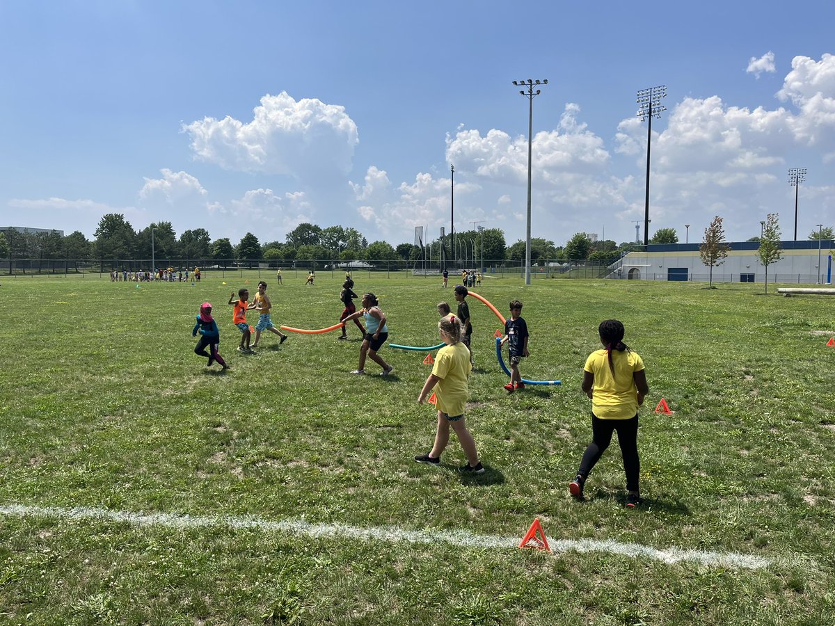 Perfect day for the students at  <a href="/LancerRec/">Lancer Recreation</a> <a href="/gecdsbpro/">GECDSB PR</a> <a href="/ClaraHowitt/">Dr. Clara Howitt</a> @MeganDuby #GECDSBSLP2023 #CAMPWONDER @MlleParaschak