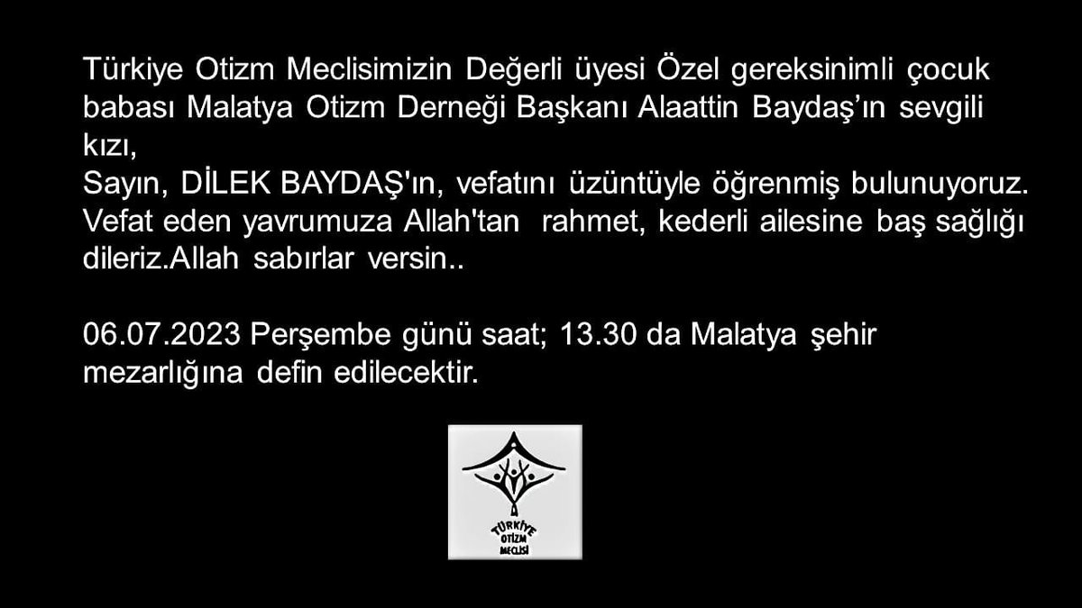 Türkiye Otizm Meclisi (@trotizmmeclisi) on Twitter photo 