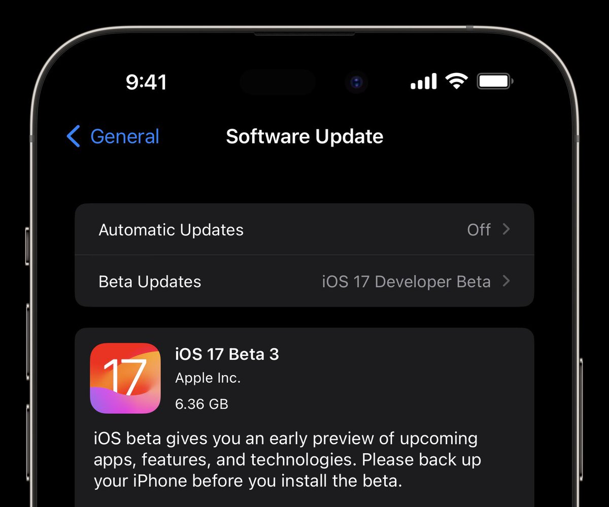 ahmedghanem's tweet image. #iOS17 Beta 3 is out now
#iOS17Beta