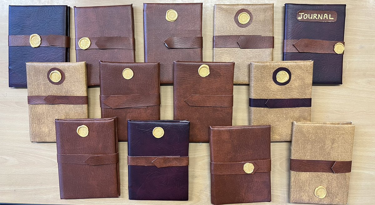 school_georges's tweet photo. Year 4 have made a library of books as part of a Briiish Library project @BL_Learning Each child was given a crew member from Shackleton’s Endurance and they’ve written in role. They made endpapers by marbling and created a compass seal to decorate. https://t.co/AVmlIZzWlN