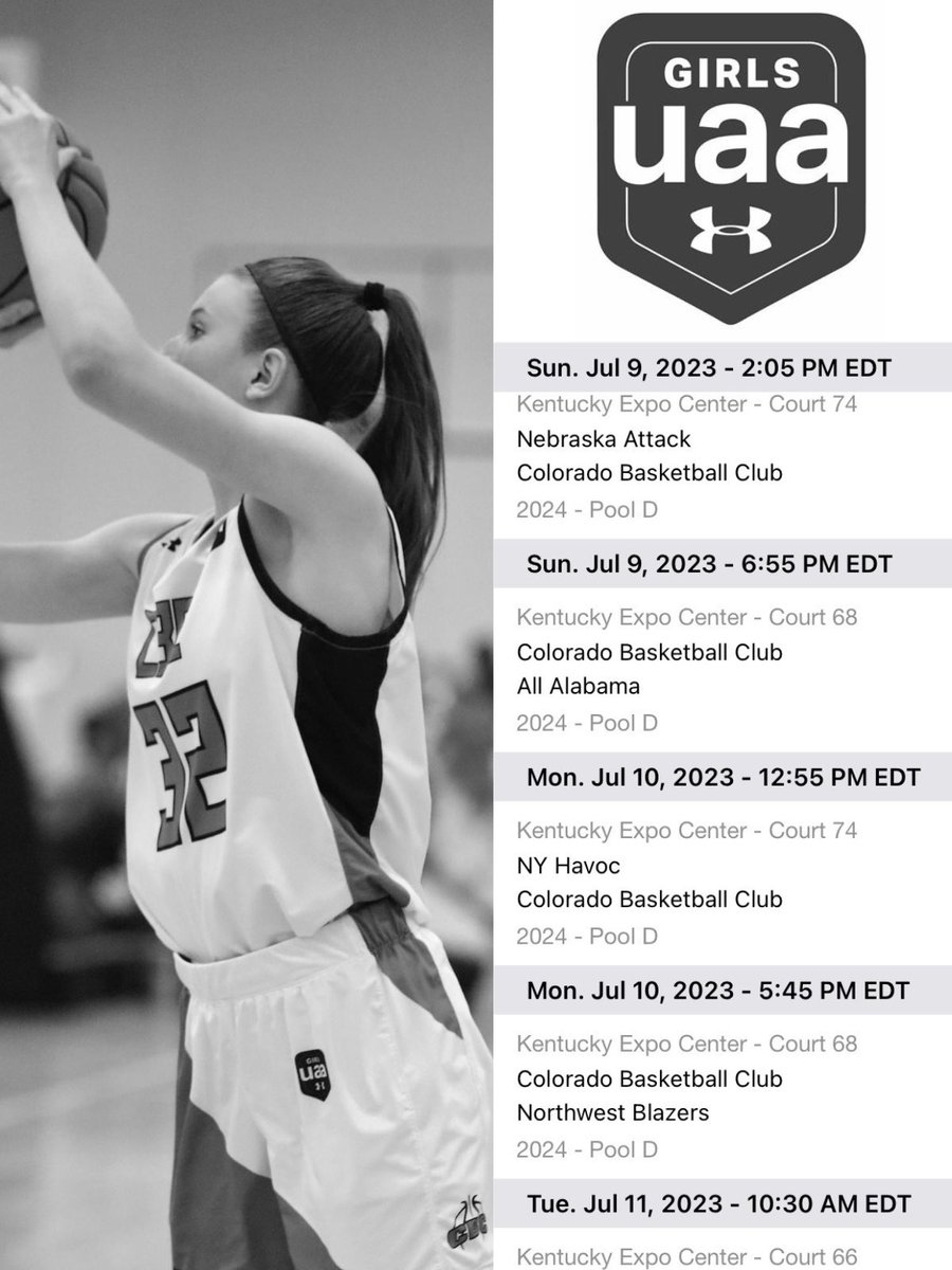 Reagan Lentell (@reaganlentell) on Twitter photo Excited to play with my <a href="/CBC_COBBClb/">CBC-Colorado Basketball Club</a> U17 GUAA team in the <a href="/TFNsRun4Roses/">TFN's Run 4 Roses</a> and GUAA Session II this week! Here are my updated schedules below! Excited to play with my <a href="/CBC_COBBClb/">CBC-Colorado Basketball Club</a> U17 GUAA team in the <a href="/TFNsRun4Roses/">TFN's Run 4 Roses</a> and GUAA Session II this week! Here are my updated schedules below!