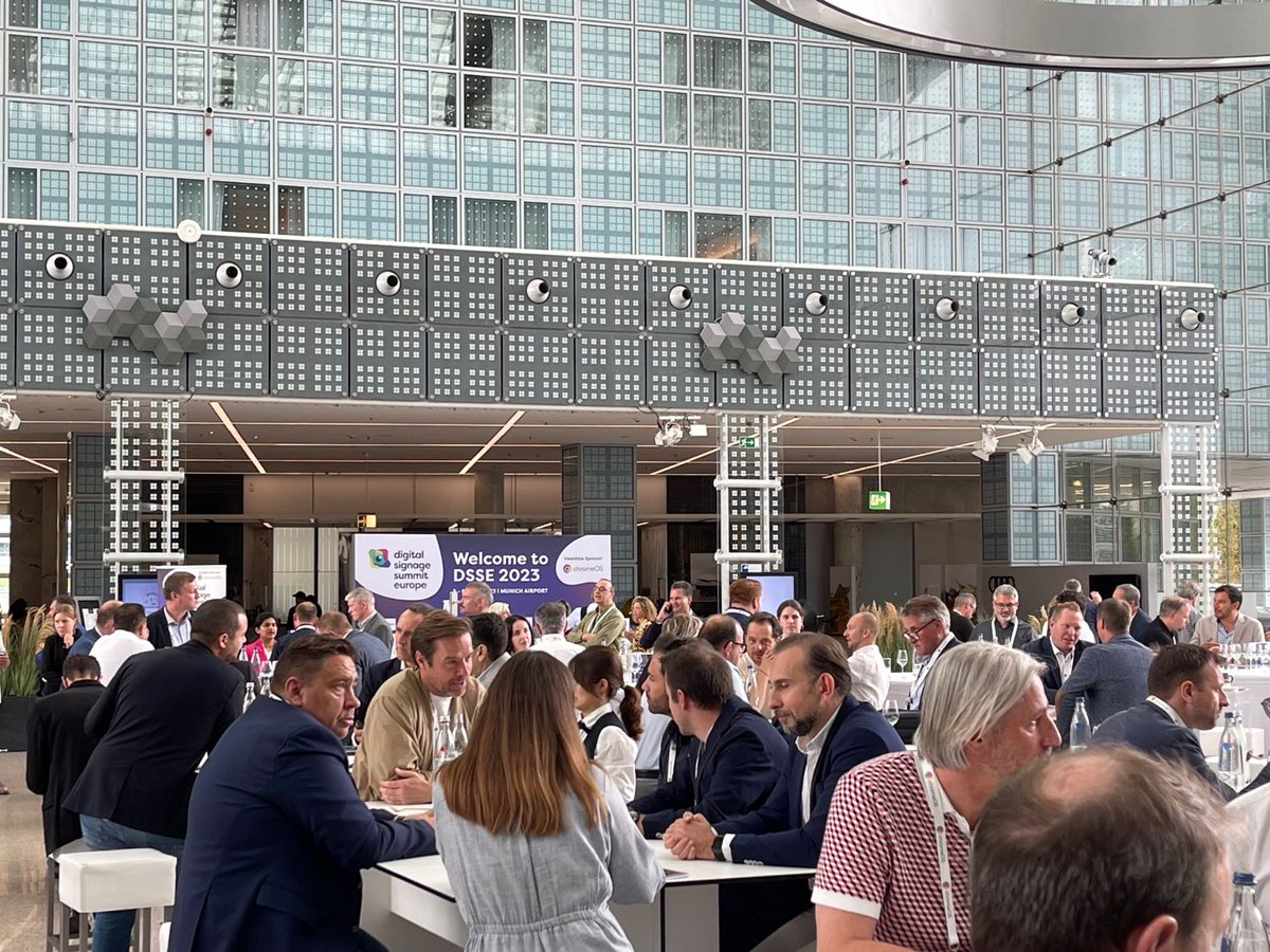 novisign's tweet photo. NoviSign is happy to take part, the third year in a row, in the Digital Signage Summit Europe in Munich!
It is an excellent opportunity to meet in person, create new business opportunities, and even explore collaboration with competitors.
#dsse23 #dsse #novisign https://t.co/kHduOYgvJJ