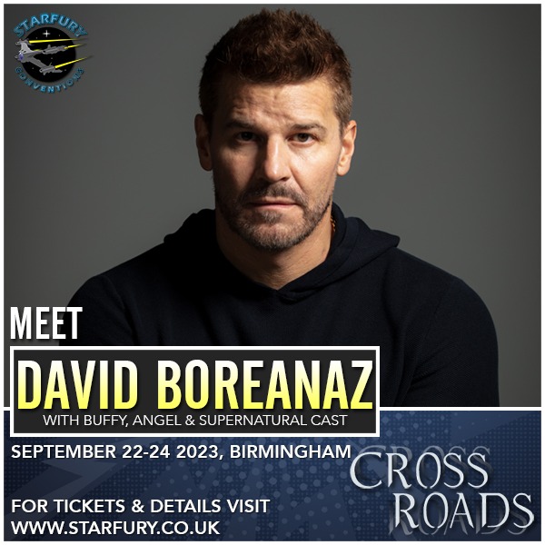 starfuryevents's tweet image. Joining us at Starfury Cross Roads 7 will be David Boreanaz, the iconic star of Buffy The Vampire Slayer, Angel, Bones and SEAL Team. 
starfury.co.uk