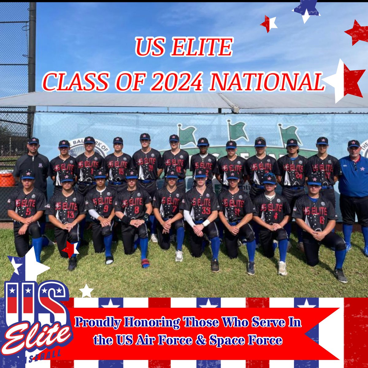 Best of luck to our Class of 2024 National Team as they head to the Perfect Game 17U National Elite Championship in Hoover, Alabama this week! PG describes this event as “a strict invite process where the tournament field will be limited to the top 17U teams from across the