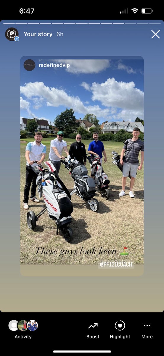 PF121Coach's tweet photo. Fantastic day at @RedefinedVIP charity golf day ⛳️ 

Thank you to our @PF121Coach representative teams who came along to compete ⚽️

Today, everybody raised a lot of money for a great cause, if anyone wants to donate, please click the link below;

https://t.co/LjMR28E9fN https://t.co/2Kr7J1DFNK