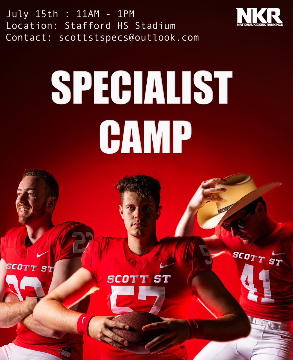 UH_Specialists's tweet photo. We are excited to announce our very own Scott St Specialists camp! Run by specialists for specialists. Send us an email or enquire through our DMs. See y’all on July 15th #GoCoogs https://t.co/FvDiti9gmC