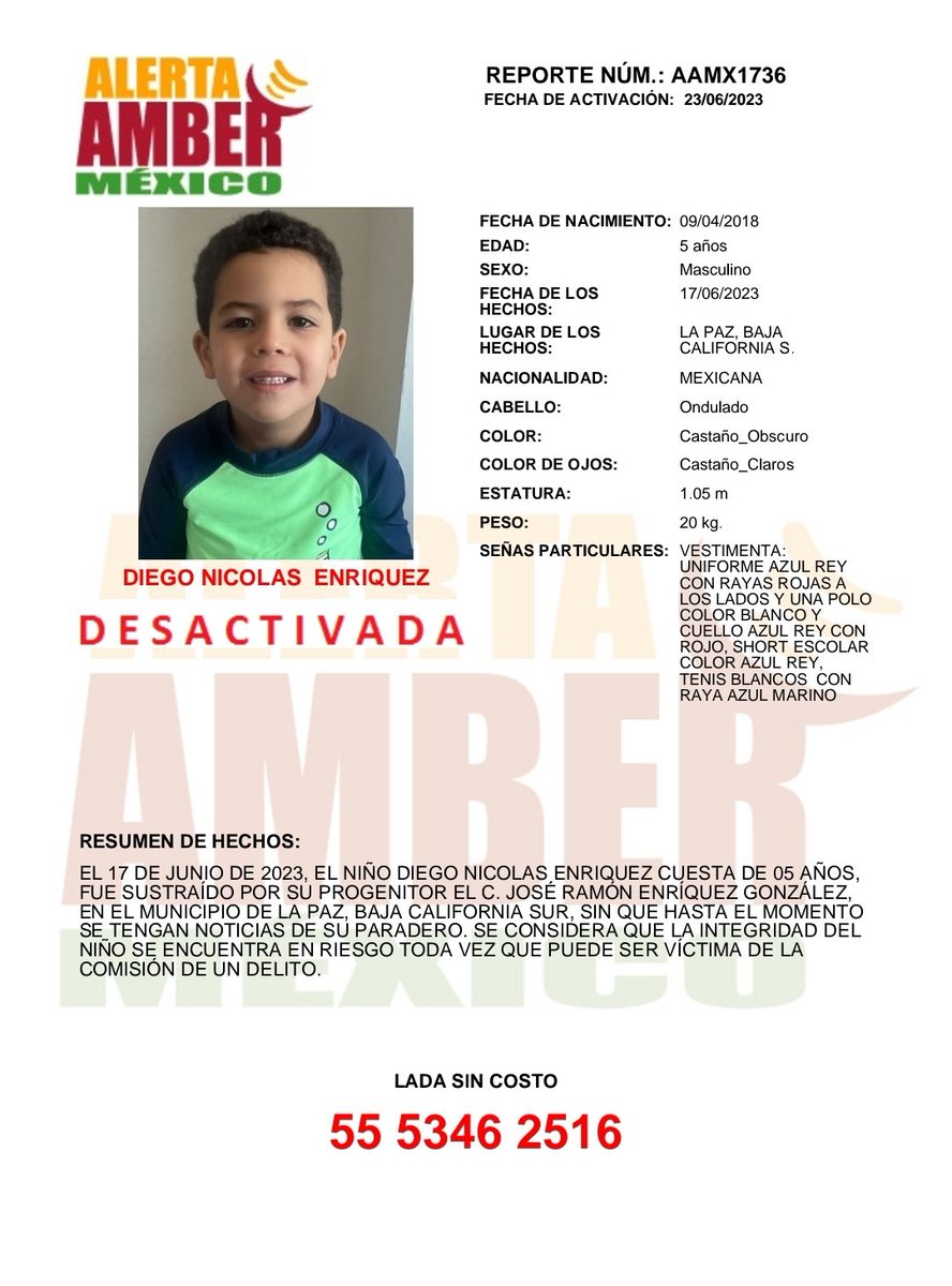 Alerta AMBER México tweet media