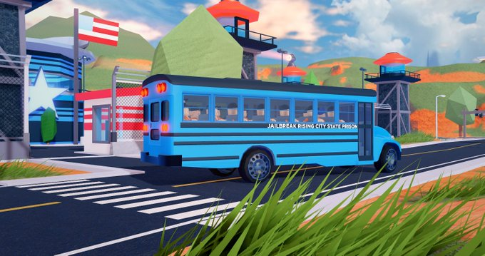 RoGameNews's tweet photo. Popular prision game @badimo (Jailbreak) has released a new teaser for a new vechicle the "Prison Bus". Thoughts?
#RobloxDev #Jailbreak #Roblox #RobloxDevs #Bus #PrisonBus #Prison #Blue https://t.co/F09CWeeuY3