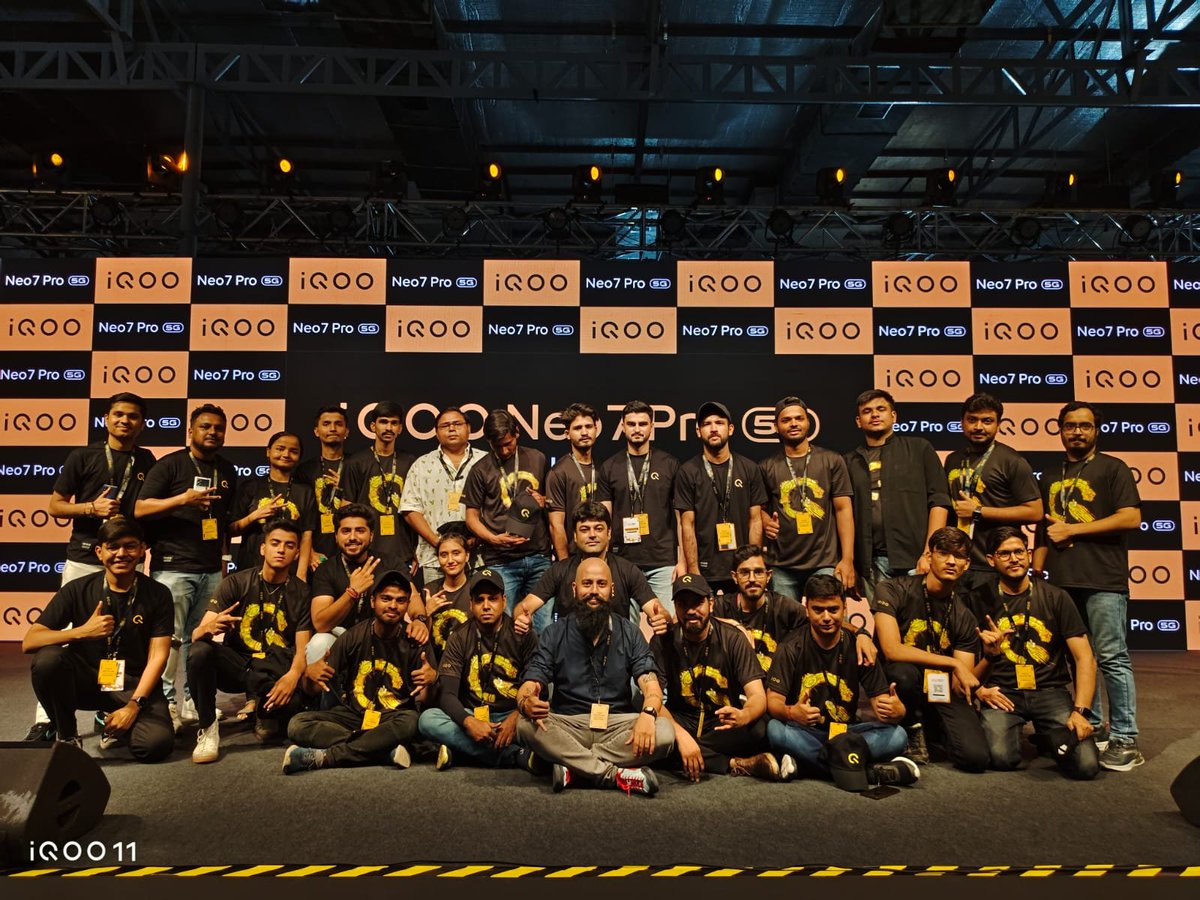 chandanvirat's tweet image. Recap of #iQOONeo7Pro Launch Event,
A truly amazing &amp;amp; a #PowerPacked Event ever 🤩😎.
Special Thanks to the Entire @IqooInd Team for conducting such a Wonderful launch event, Pleasure to be a part of this #Event 💛.
#iQOO 
#iQOONeo7Pro 
#iQOOCommunity
@nipunmarya