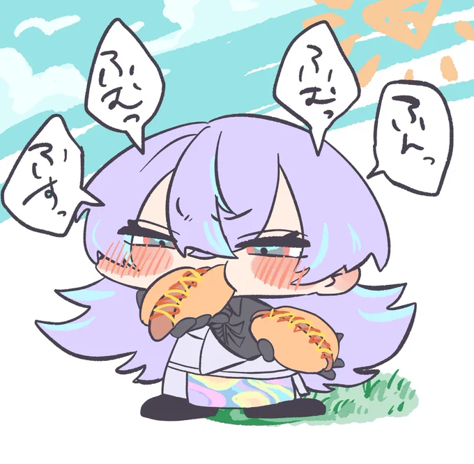#ショウゾウ画
ふんふん言いながら食べてて可愛かった 