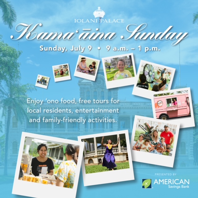 #HawaiiRestaurantAssociation is thrilled to join hands with <a href="/asbhawaii/">ASB Hawaii</a> to spread the word about the return of #KamaainaSundays at #IolaniPalace!
Enjoy free audio tours, giveaways, live entertainment, family-friendly activities and food from local eateries.
asbhawaii.com/kamaainasundays