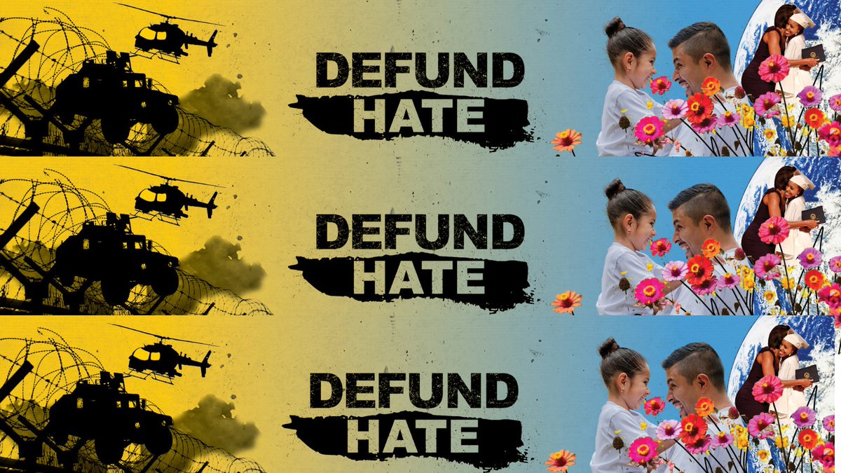 NIPNLG's tweet photo. .@NIPNLG is calling on Congress and @POTUS to cut funding to @ICEgov and @CBP, propose a just budget for FY2025 and invest in our communities instead! Choose #HopeOverHate. #DefundHate #DHS20 https://t.co/KryejHM4zb