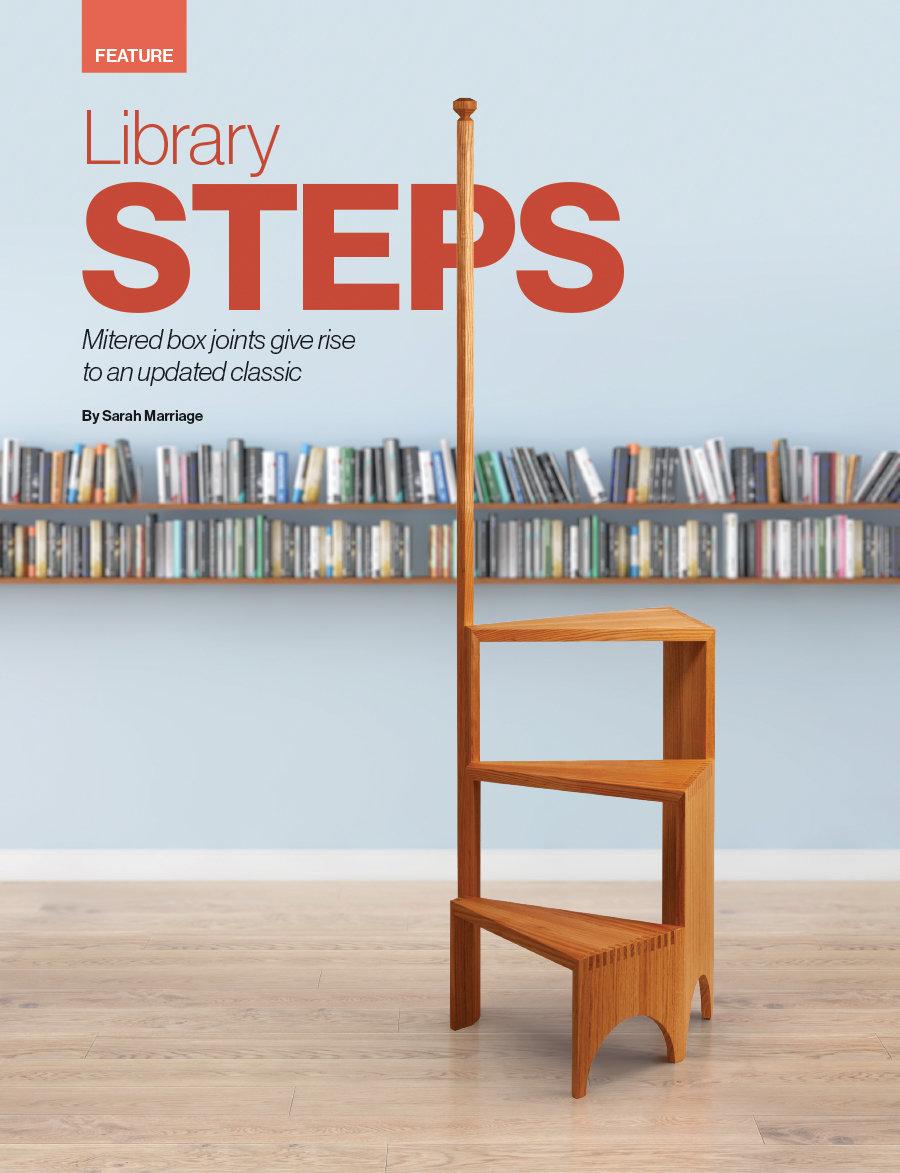 WoodcraftMag's tweet image. LIBRARY STEPS. Mitered box joints give rise to an updated classic.
Sarah Marriage takes you through the steps to bring a classic back to life in this complete project. 
Subscribe for the full article and plan. 

woodcraft.com/blog_entries/l…
#woodcraftmagazine #librarysteps