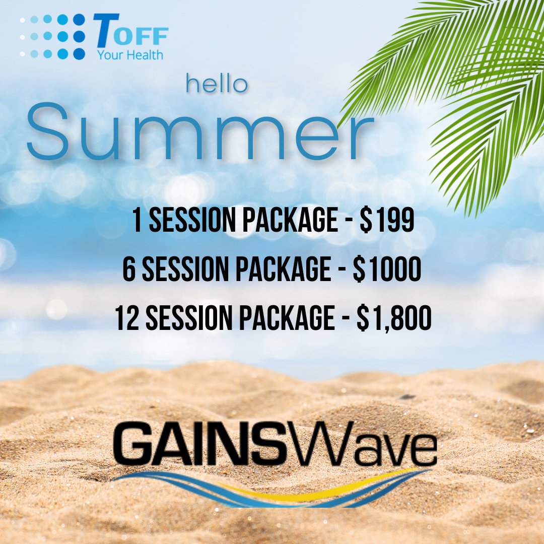TOff_YourHealth's tweet photo. Come snag these summer deals while they're hot!! 📷 They won't last forever!

 #ED #MensHealth  #ErectileDysfunction  #TreatmentForEd #EdTherapy #PeyroniesDisease #ShockwaveTherapy #AcousticwaveTherapy #Gainswave #GainswaveDallas #GainswaveKeller #GainswaveFortWorth https://t.co/4H84fdDeQH