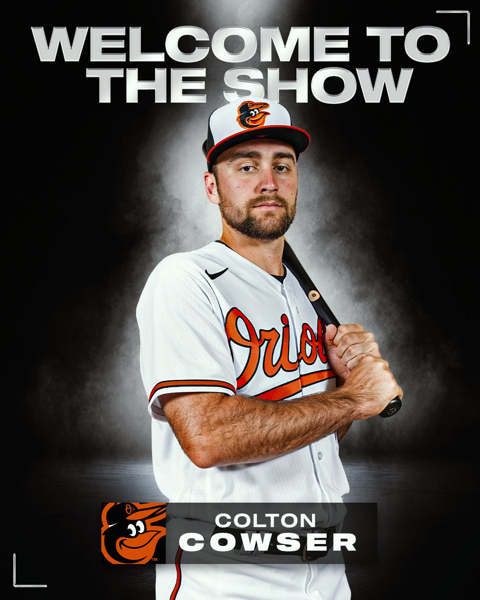 Birdland welcomes yet another rookie to its ranks. Welcome to The Show Colton Cowser, @MLBPipeline's No. 14 overall prospect. 👏